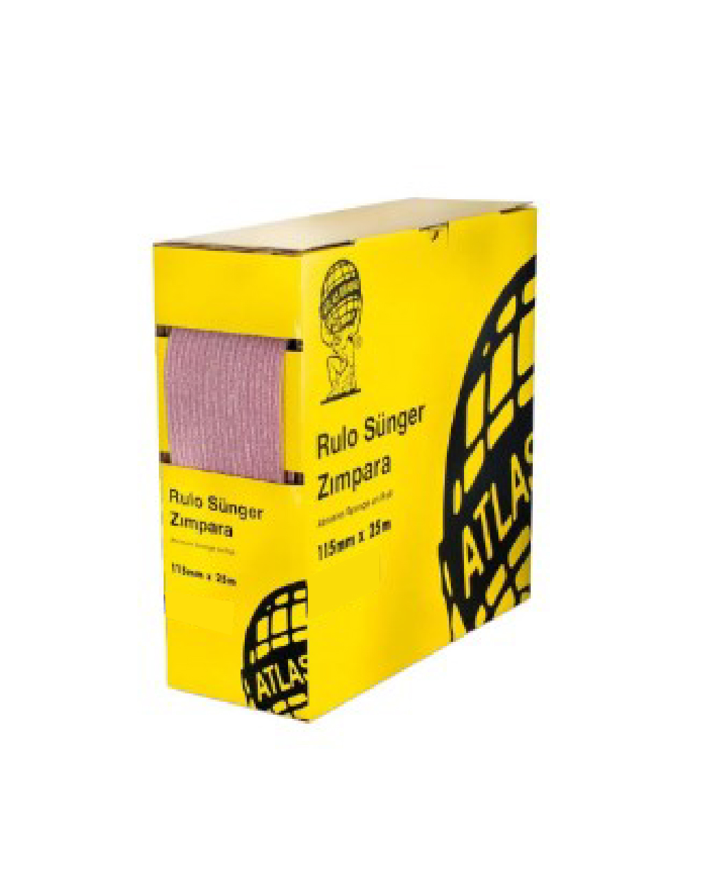 ATLAS SÜNGER RULO ZIMPARA 115 mm 320 KUM